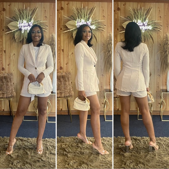 Blazer and Shorts Set - Picture 1 of 2